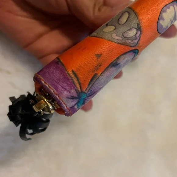 Loewe Butterfly Long Wallet With Black Tassels on Zipper - Picture 12 of 12